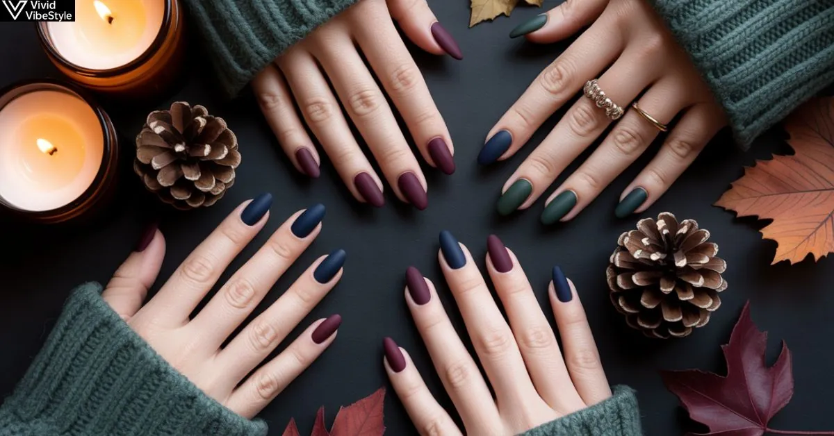 Dark Fall Nails