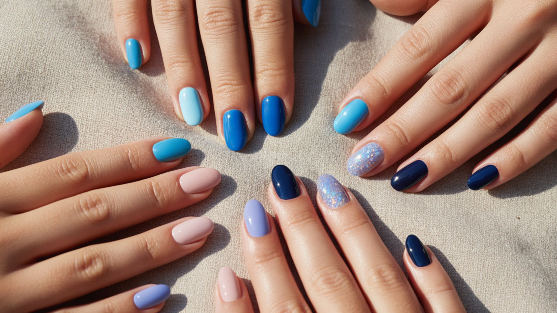 Nails 2025 Trends Summer Blue