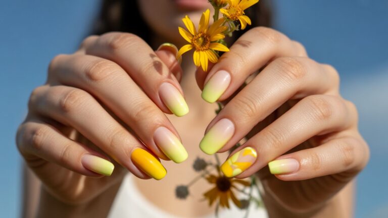 Nails 2025 Trends Summer Yellow