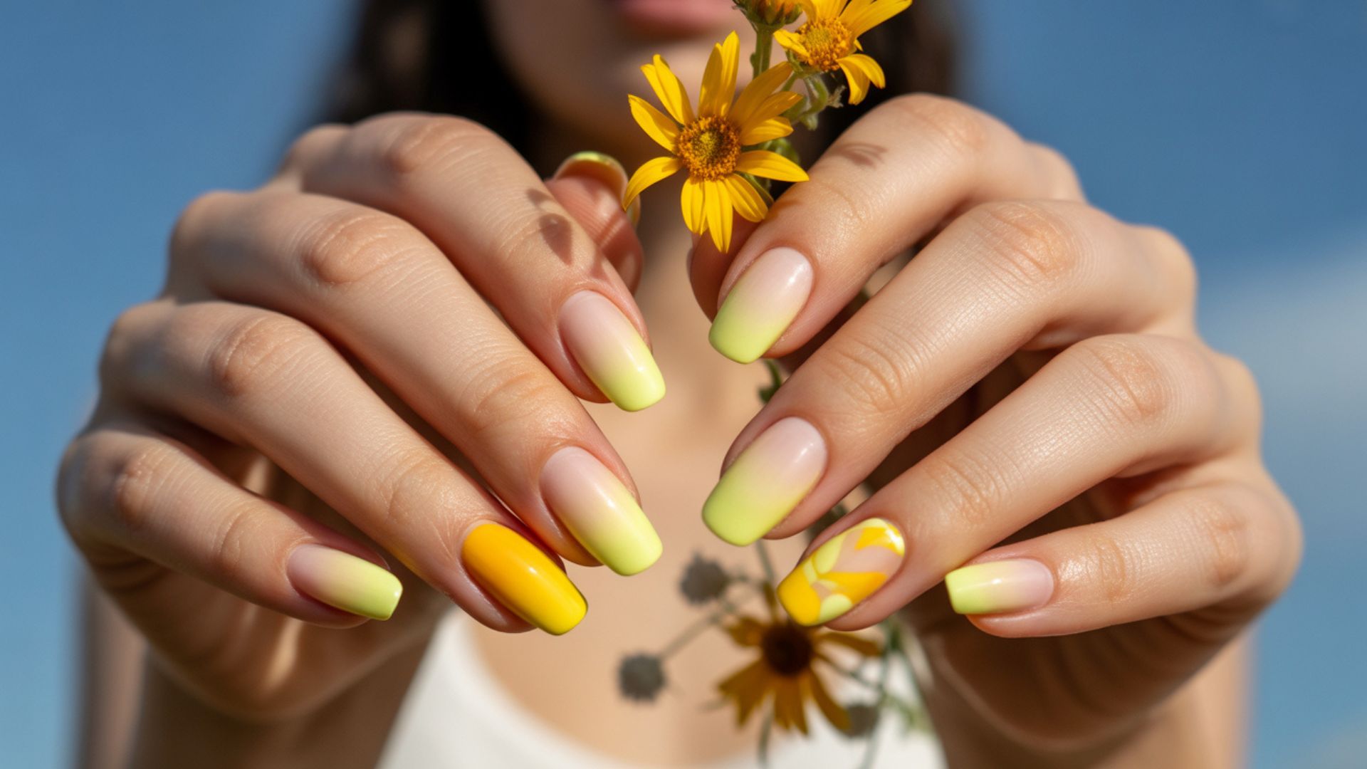 Nails 2025 Trends Summer Yellow