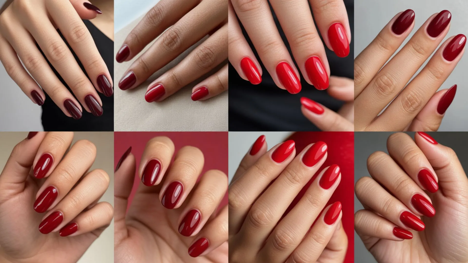 Nails Inspo 2025 Red