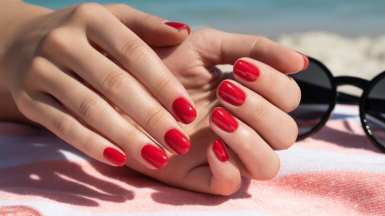 Trendy Nails 2025 Summer Red